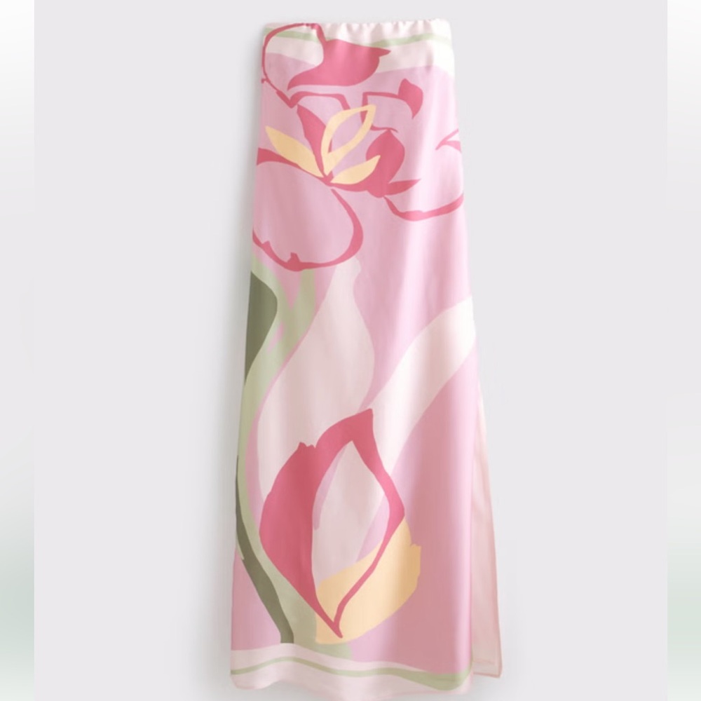 The A&F Julia Strapless Slip Maxi Dress
